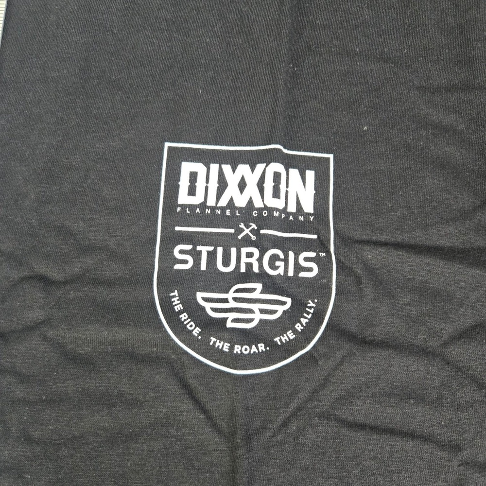 DIXXON Flannel Company‎ Sturgis Rally Biker Motorcycle T Shirt Black Mens Size L - Picture 4 of 9